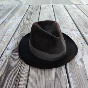Stetson Imperial Empire Fur Felt Hat Sz. 7-3/8